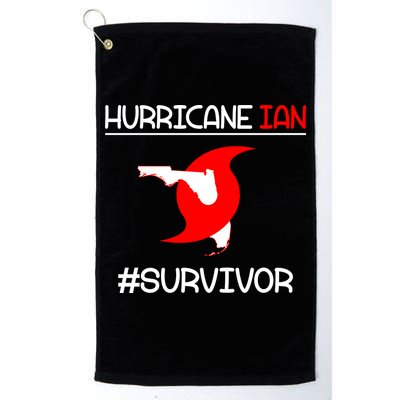 Hurricane Ian Survivor Florida Map Golf Towel