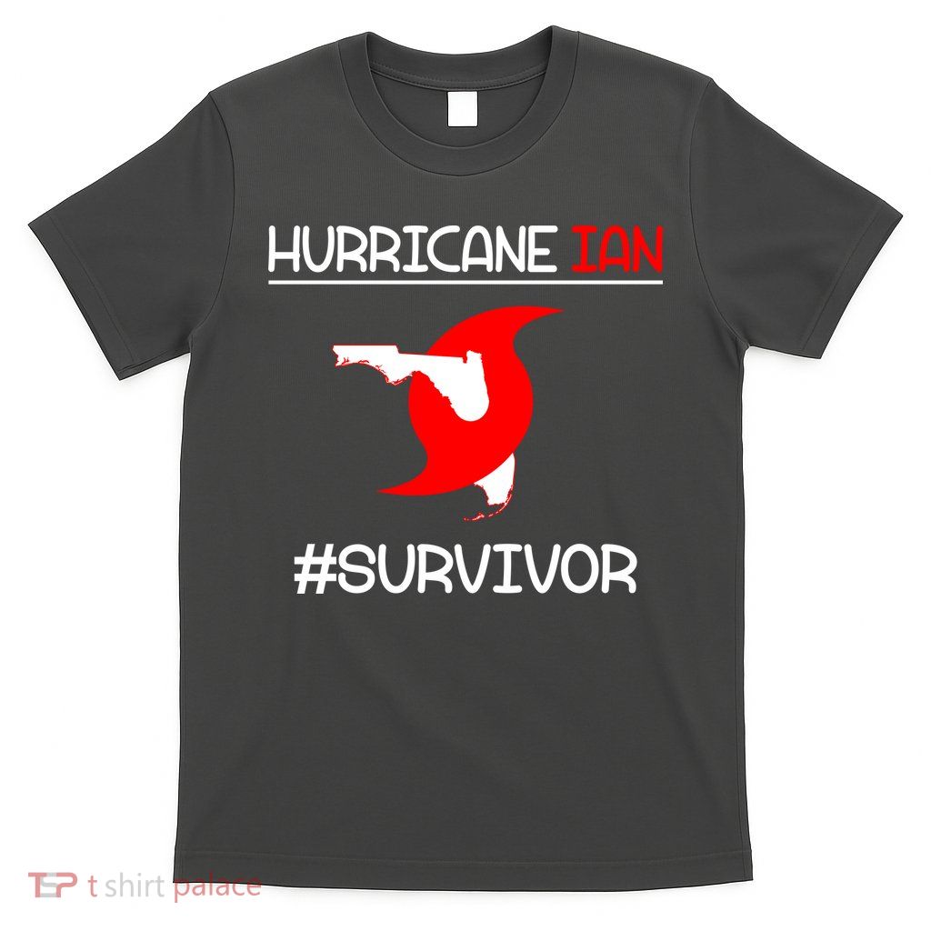 Hurricane Ian Survivor Florida Map T-Shirt
