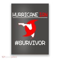 Hurricane Ian Survivor Florida Map Poster