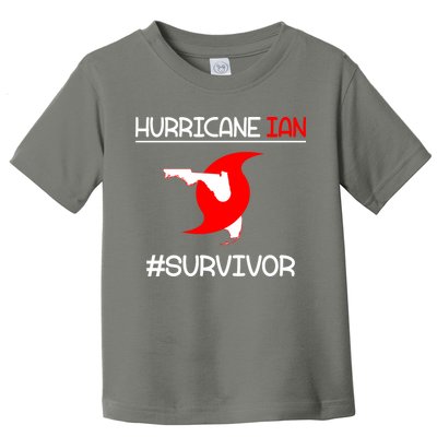 Hurricane Ian Survivor Florida Map Toddler T-Shirt