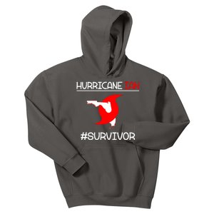 Hurricane Ian Survivor Florida Map Kids Hoodie