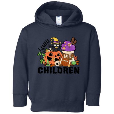 Halloween I Smell Children Hocus Pocus Coffee Latte Toddler Hoodie