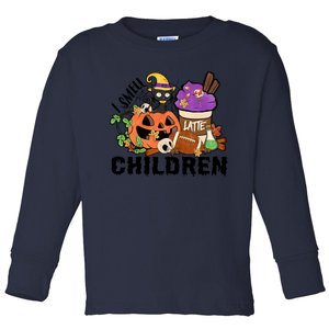 Halloween I Smell Children Hocus Pocus Coffee Latte Toddler Long Sleeve Shirt