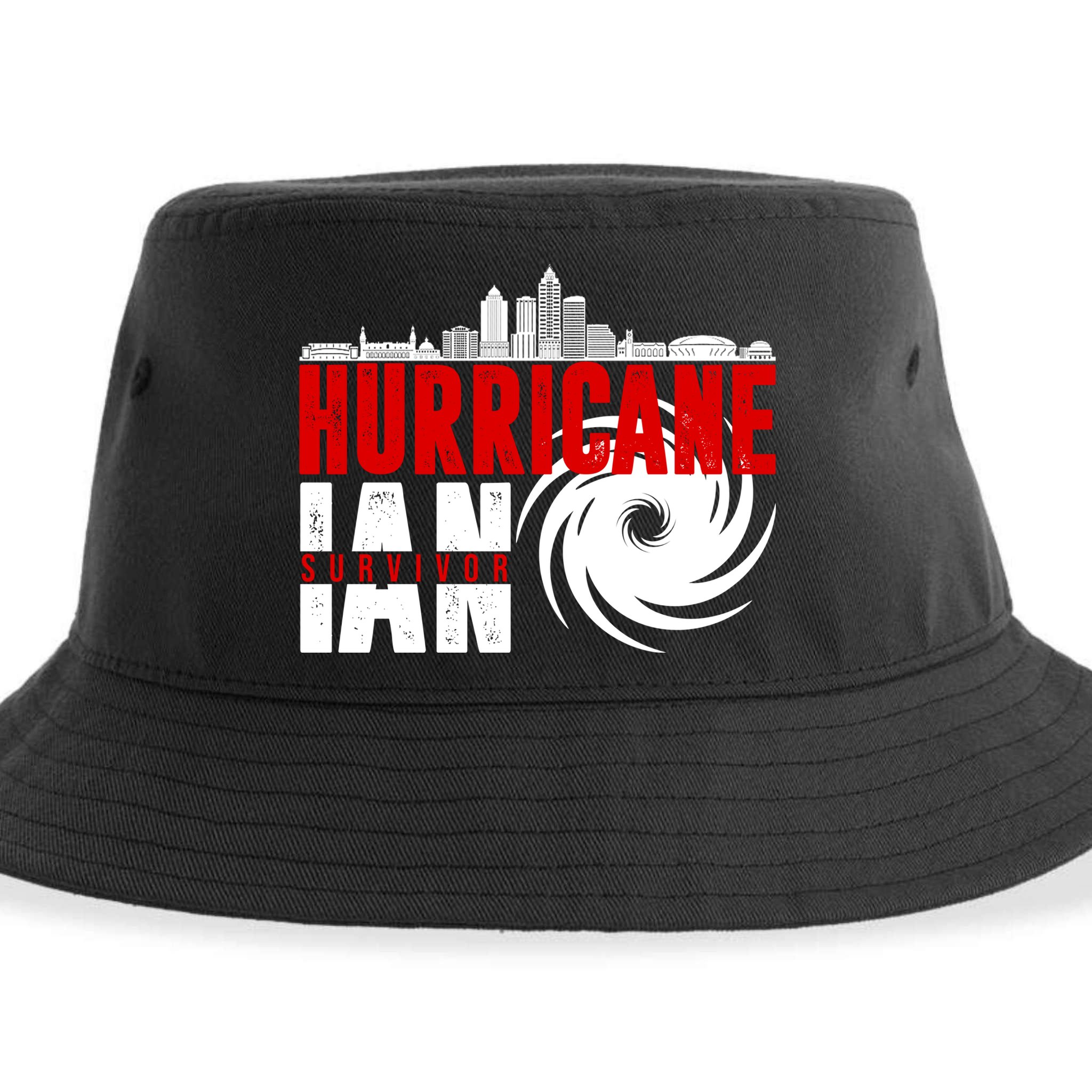 Hurricane IAN Survivor Sustainable Bucket Hat