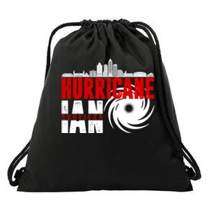 Hurricane IAN Survivor Drawstring Bag