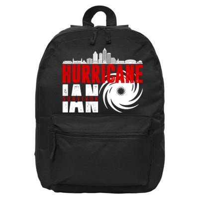 Hurricane IAN Survivor 16 in Basic Backpack