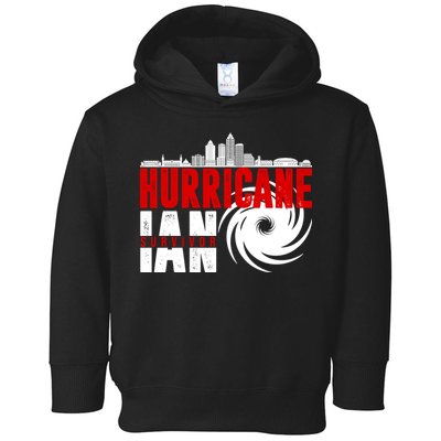 Hurricane IAN Survivor Toddler Hoodie
