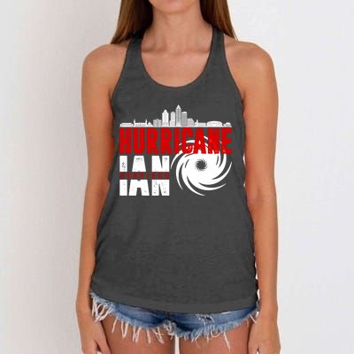 Hurricane IAN Survivor Women's Knotted Racerback Tank