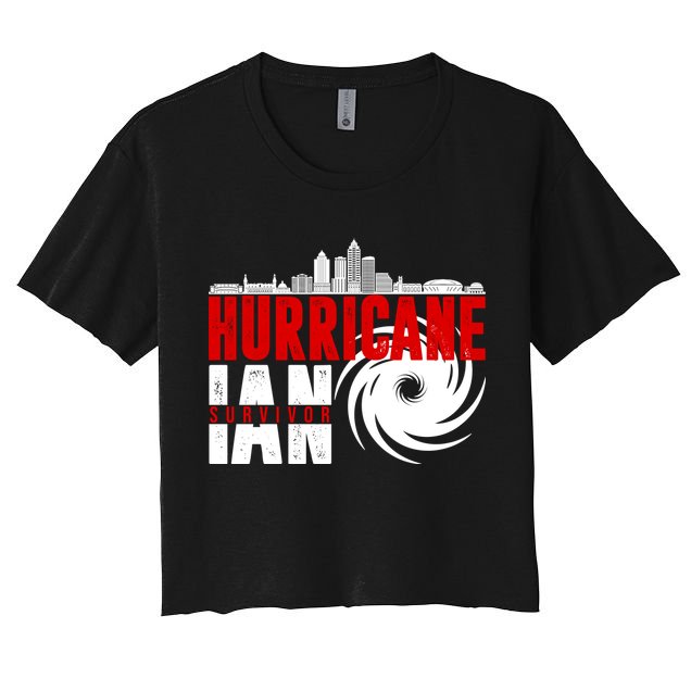 Hurricane IAN Survivor Crop Top