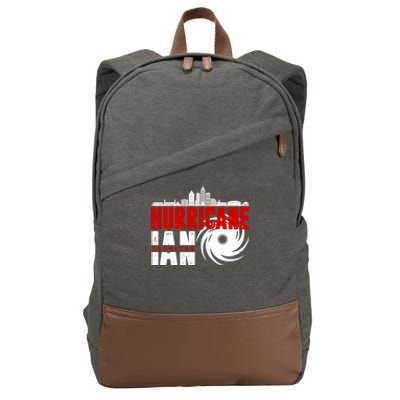 Hurricane IAN Survivor Cotton Canvas Backpack