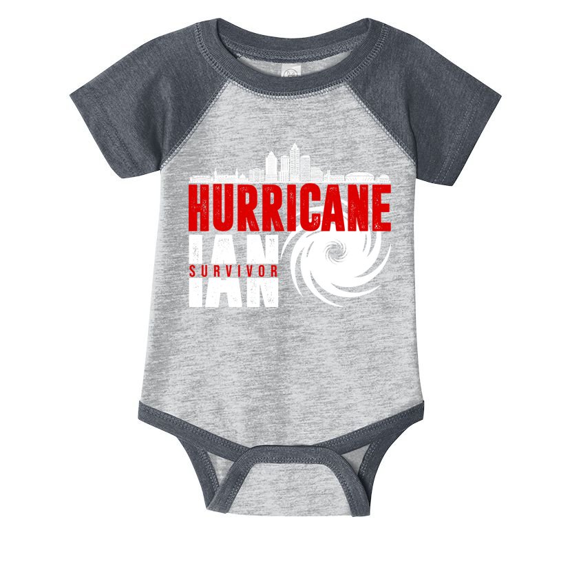 Hurricane IAN Survivor Infant Baby Jersey Bodysuit