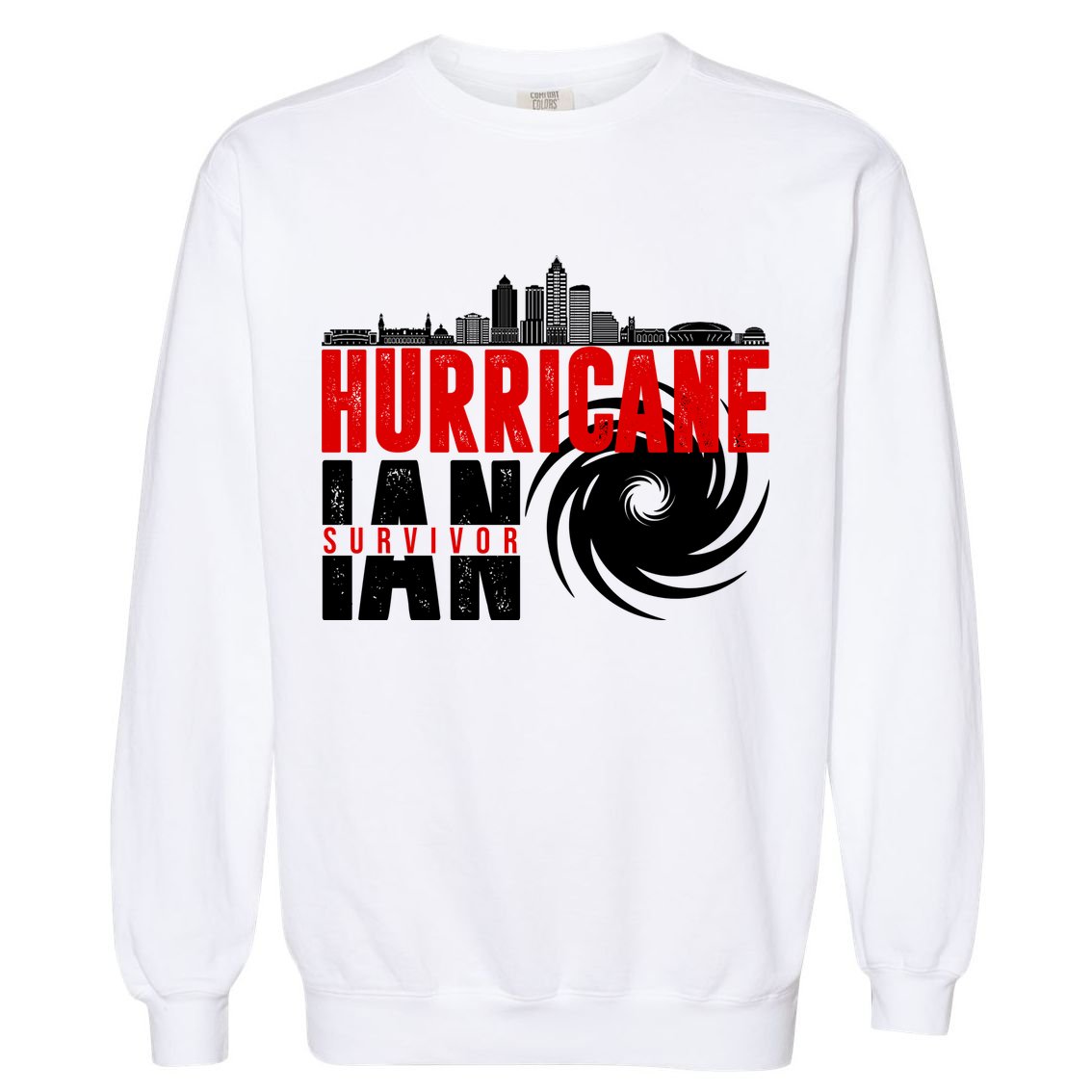 Hurricane IAN Survivor Garment-Dyed Sweatshirt