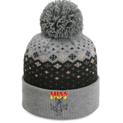 Hiss Music Cat Band The Baniff Cuffed Pom Beanie