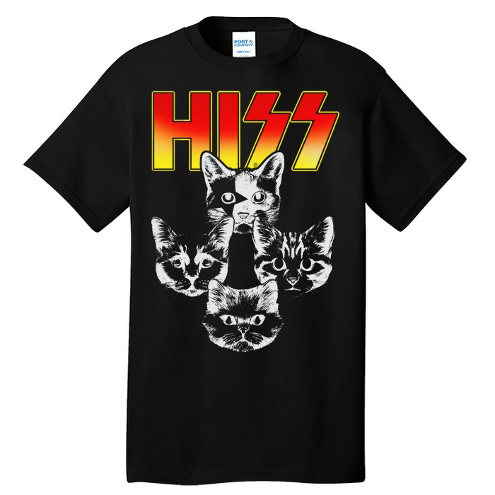 Hiss Music Cat Band Tall T-Shirt