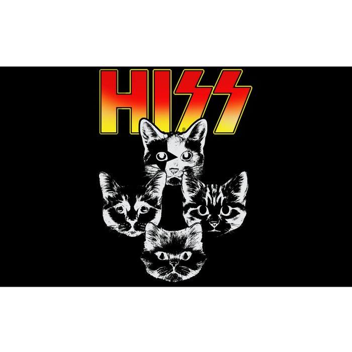 Hiss Music Cat Band Bumper Sticker