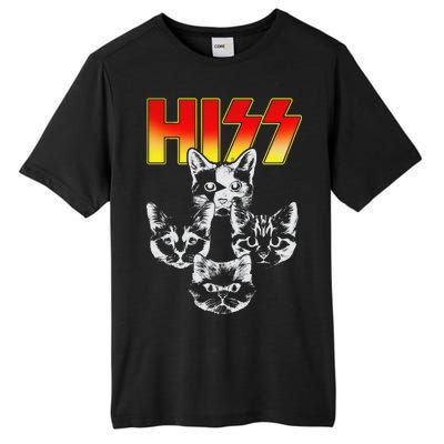 Hiss Music Cat Band Tall Fusion ChromaSoft Performance T-Shirt