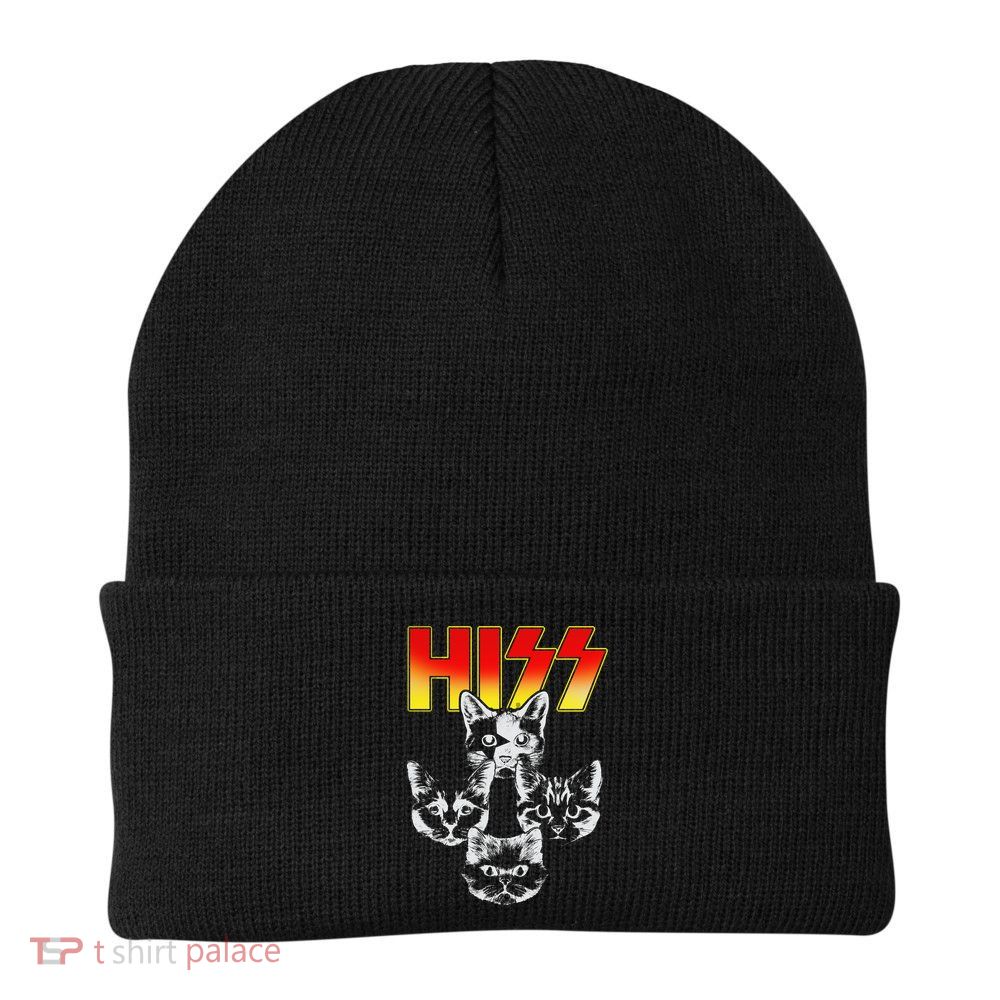 Hiss Music Cat Band Beanie