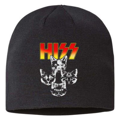 Hiss Music Cat Band Sustainable Beanie