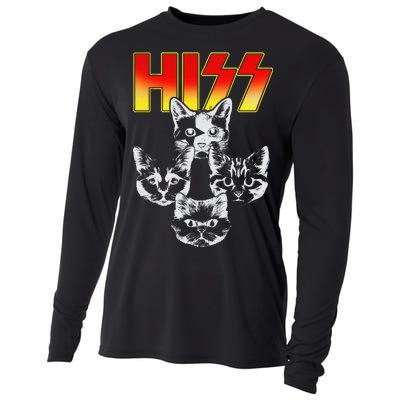 Hiss Music Cat Band Cooling Performance Long Sleeve Crew