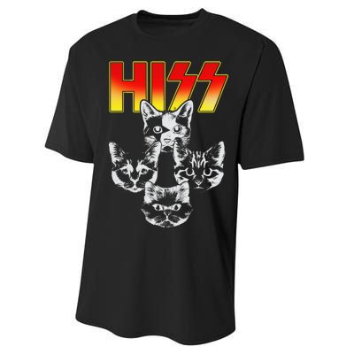 Hiss Music Cat Band Performance Sprint T-Shirt