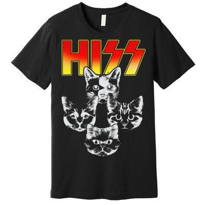 Hiss Music Cat Band Premium T-Shirt