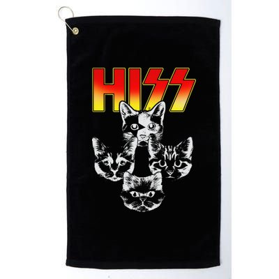 Hiss Music Cat Band Platinum Collection Golf Towel