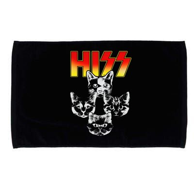 Hiss Music Cat Band Microfiber Hand Towel