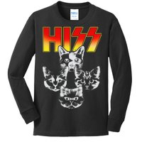 Hiss Music Cat Band Kids Long Sleeve Shirt