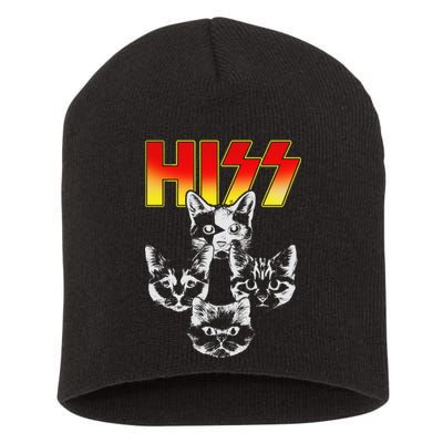 Hiss Music Cat Band Short Acrylic Beanie