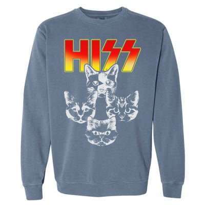 Hiss Music Cat Band Garment-Dyed Sweatshirt