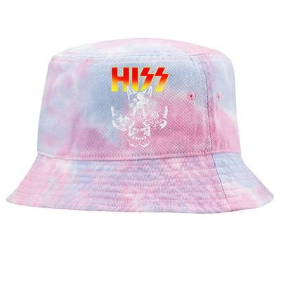 Hiss Music Cat Band Tie-Dyed Bucket Hat