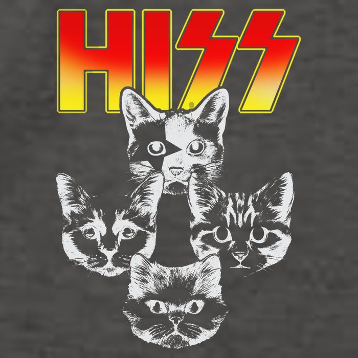Hiss Music Cat Band Vector Backpack