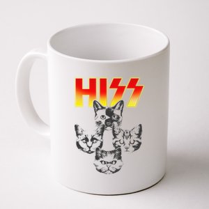 Hiss Music Cat Band Coffee Mug