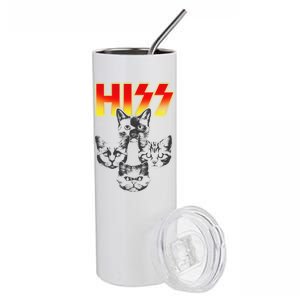 Hiss Music Cat Band Stainless Steel Tumbler