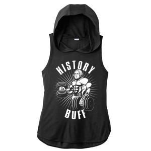 History Buff Funny George Washington Ladies PosiCharge Tri-Blend Wicking Draft Hoodie Tank