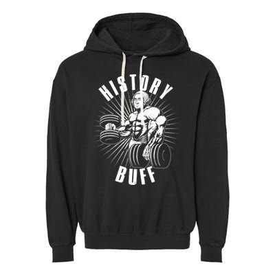 History Buff Funny George Washington Garment-Dyed Fleece Hoodie