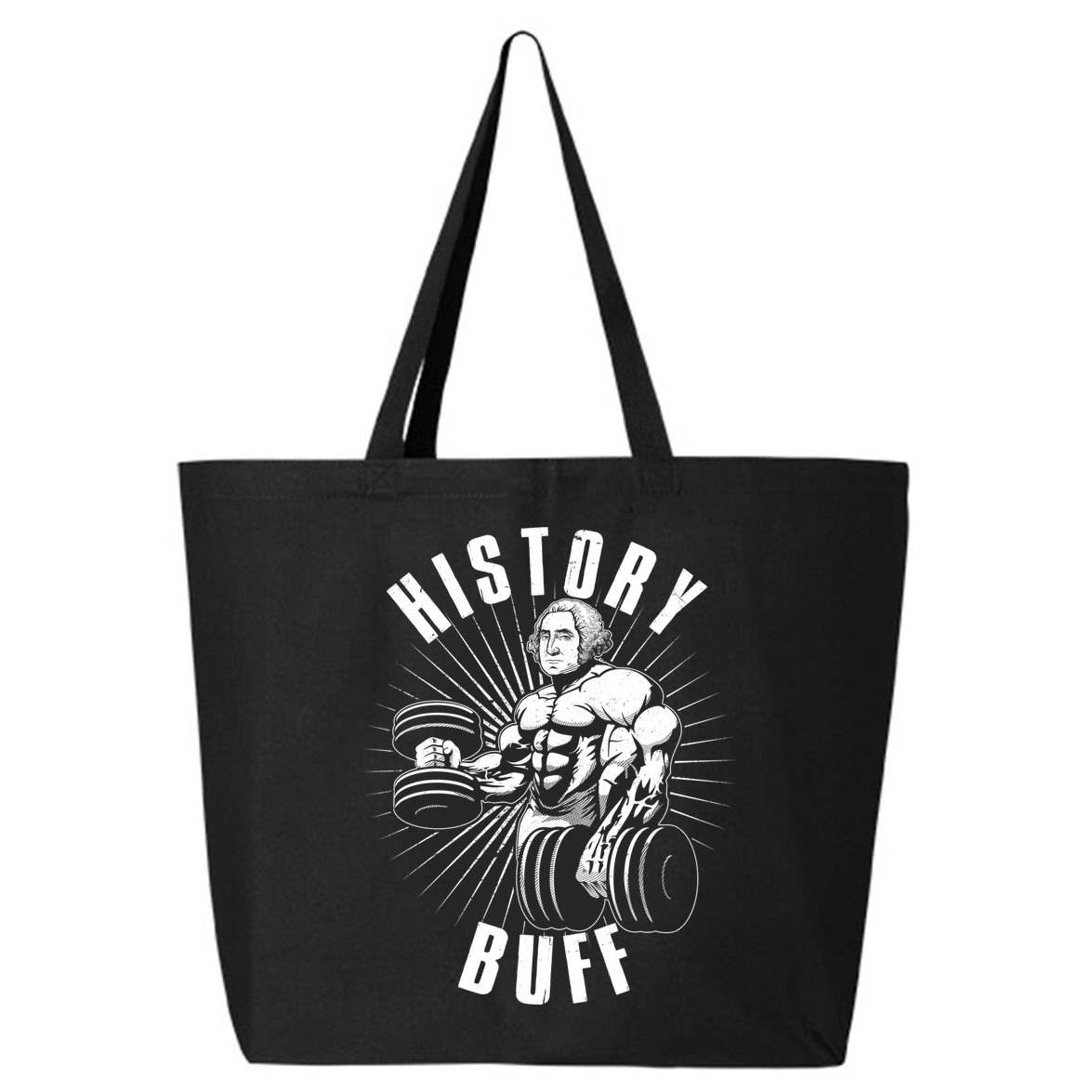 History Buff Funny George Washington 25L Jumbo Tote