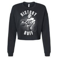 History Buff Funny George Washington Cropped Pullover Crew