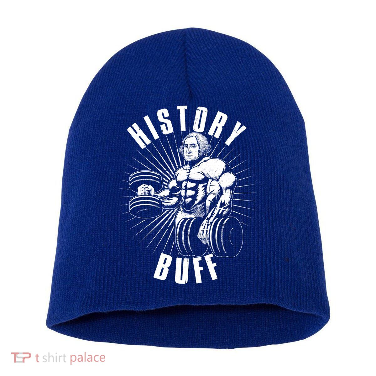 History Buff Funny George Washington Short Acrylic Beanie