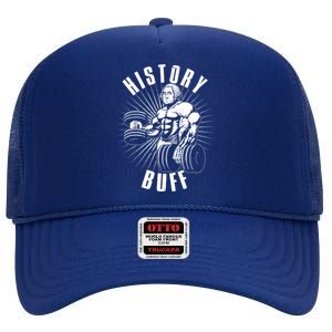 History Buff Funny George Washington High Crown Mesh Back Trucker Hat