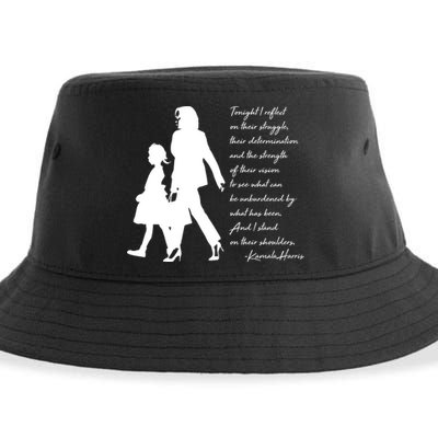 History Makers Kamala Harris And Ruby Bridges Sustainable Bucket Hat