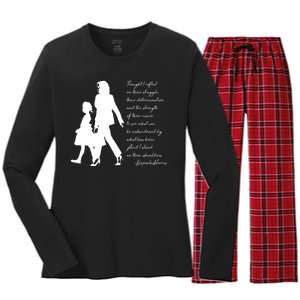 History Makers Kamala Harris And Ruby Bridges Women's Long Sleeve Flannel Pajama Set 