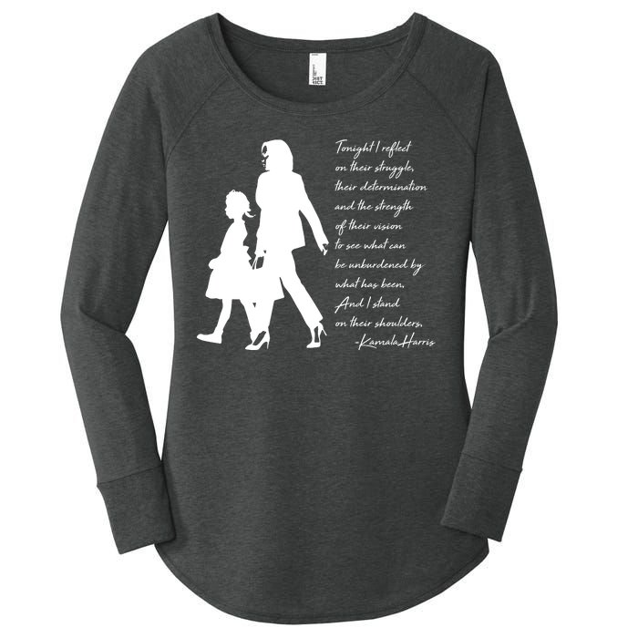 History Makers Kamala Harris And Ruby Bridges Women's Perfect Tri Tunic Long Sleeve Shirt