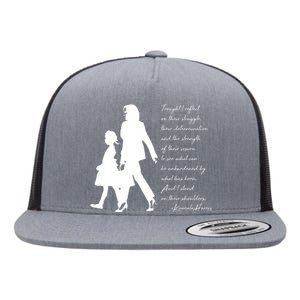 History Makers Kamala Harris And Ruby Bridges Flat Bill Trucker Hat