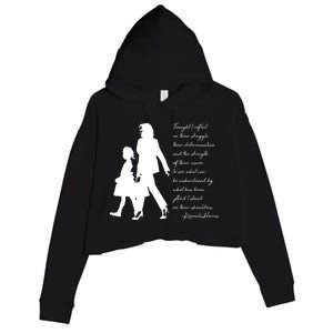 History Makers Kamala Harris And Ruby Bridges Crop Fleece Hoodie