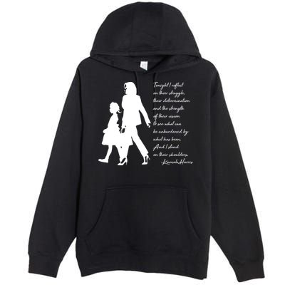 History Makers Kamala Harris And Ruby Bridges Premium Pullover Hoodie