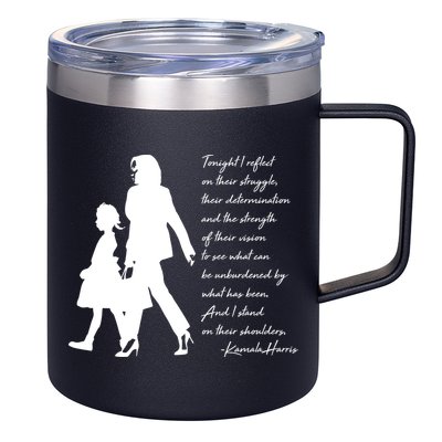 History Makers Kamala Harris And Ruby Bridges 12oz Stainless Steel Coffee Mug