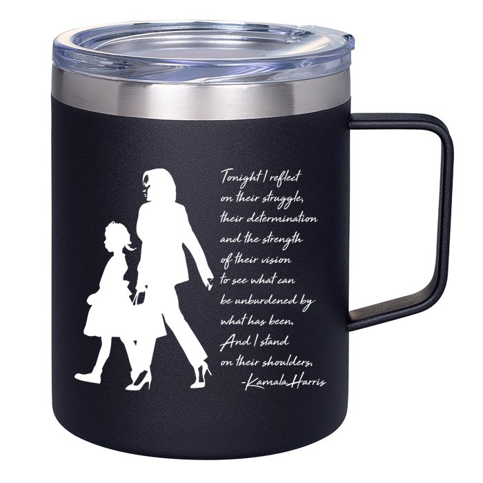 History Makers Kamala Harris And Ruby Bridges 12oz Stainless Steel Coffee Mug