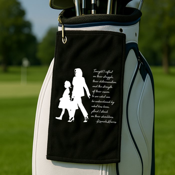 History Makers Kamala Harris And Ruby Bridges Golf Towel