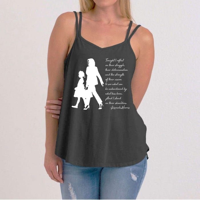 History Makers Kamala Harris And Ruby Bridges Women's Strappy Tank